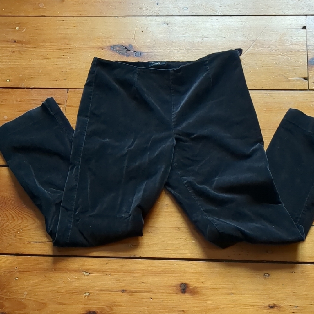 Charter Club Velvet Black Pants Sz 10